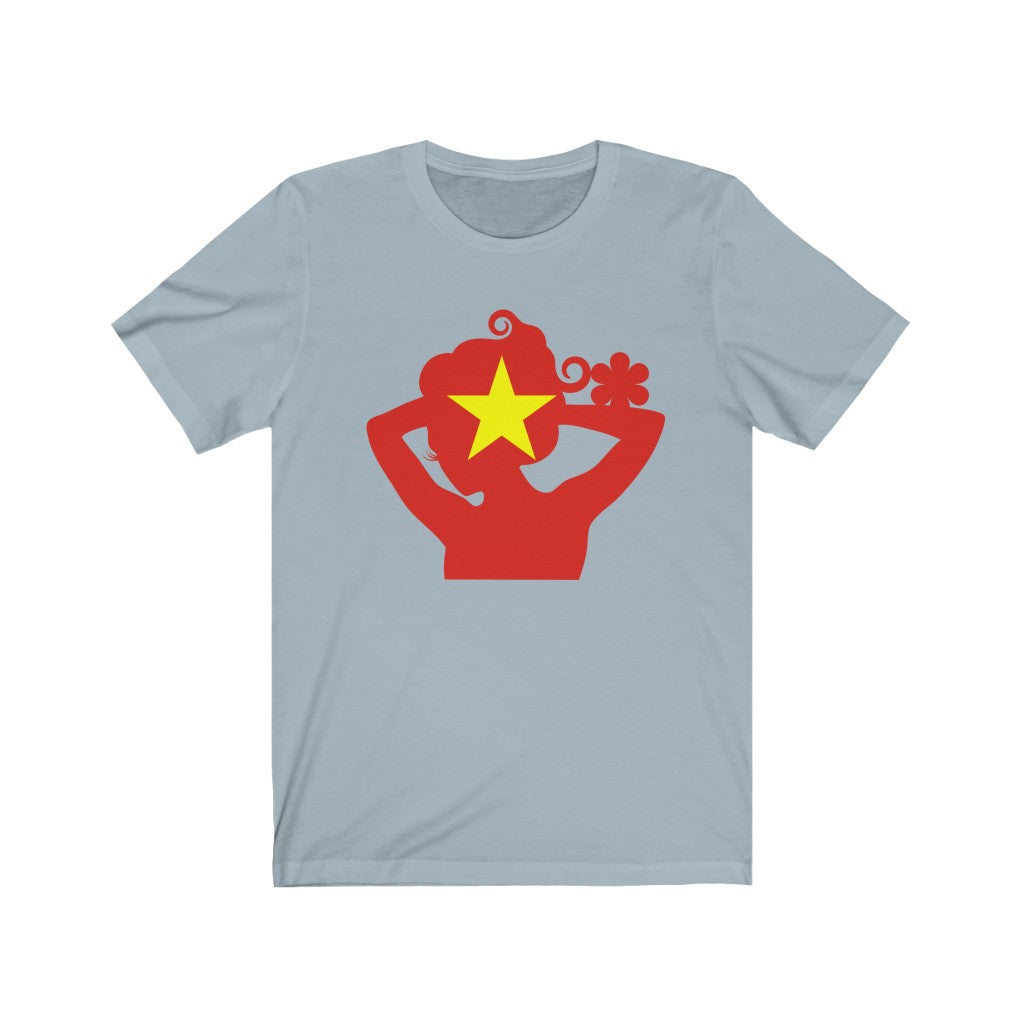 Vietnam Lady Flag Premium Tee - Unisex