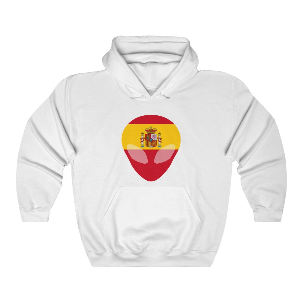 Spain Alien Flag Hoodie Sweatshirt - Unisex