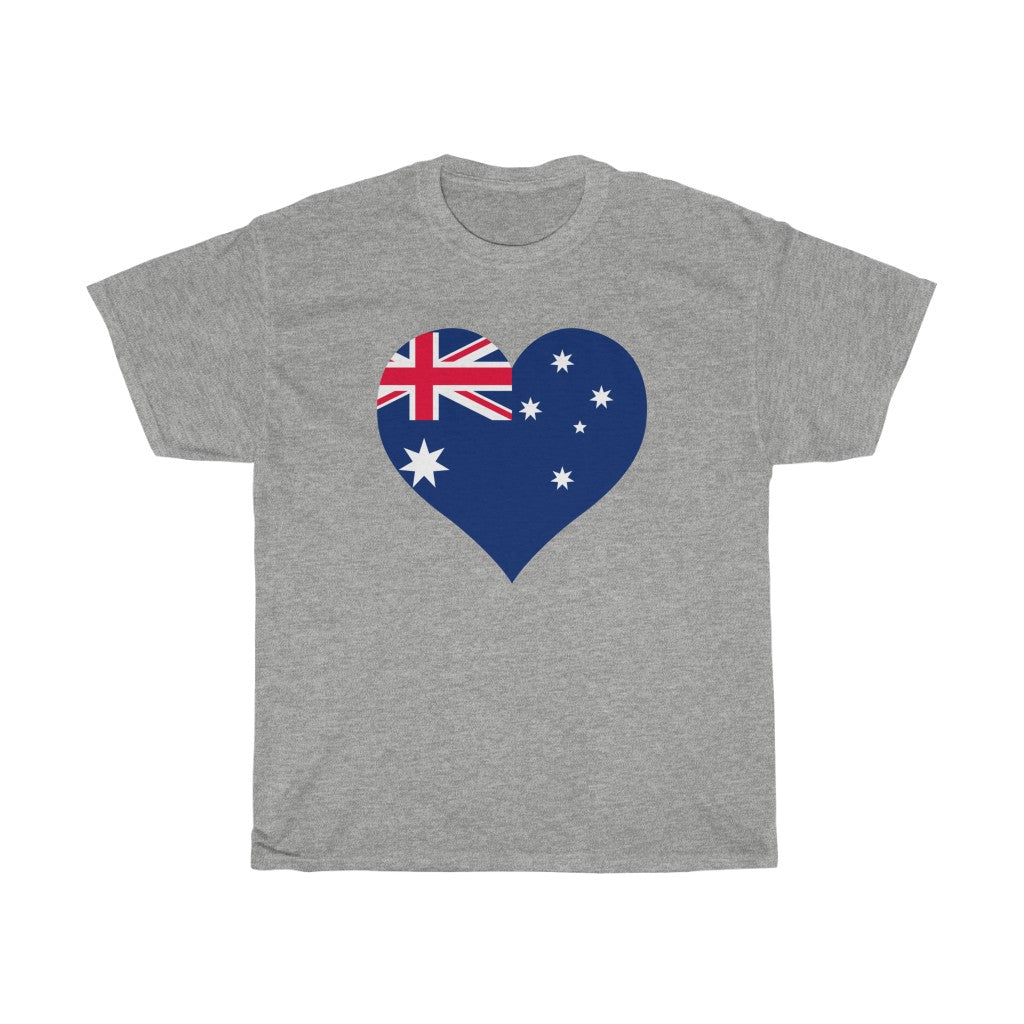 Australia Heart Flag Standard Tee - Unisex