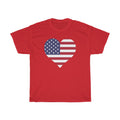 United States of America Heart Flag Standard Tee - Unisex