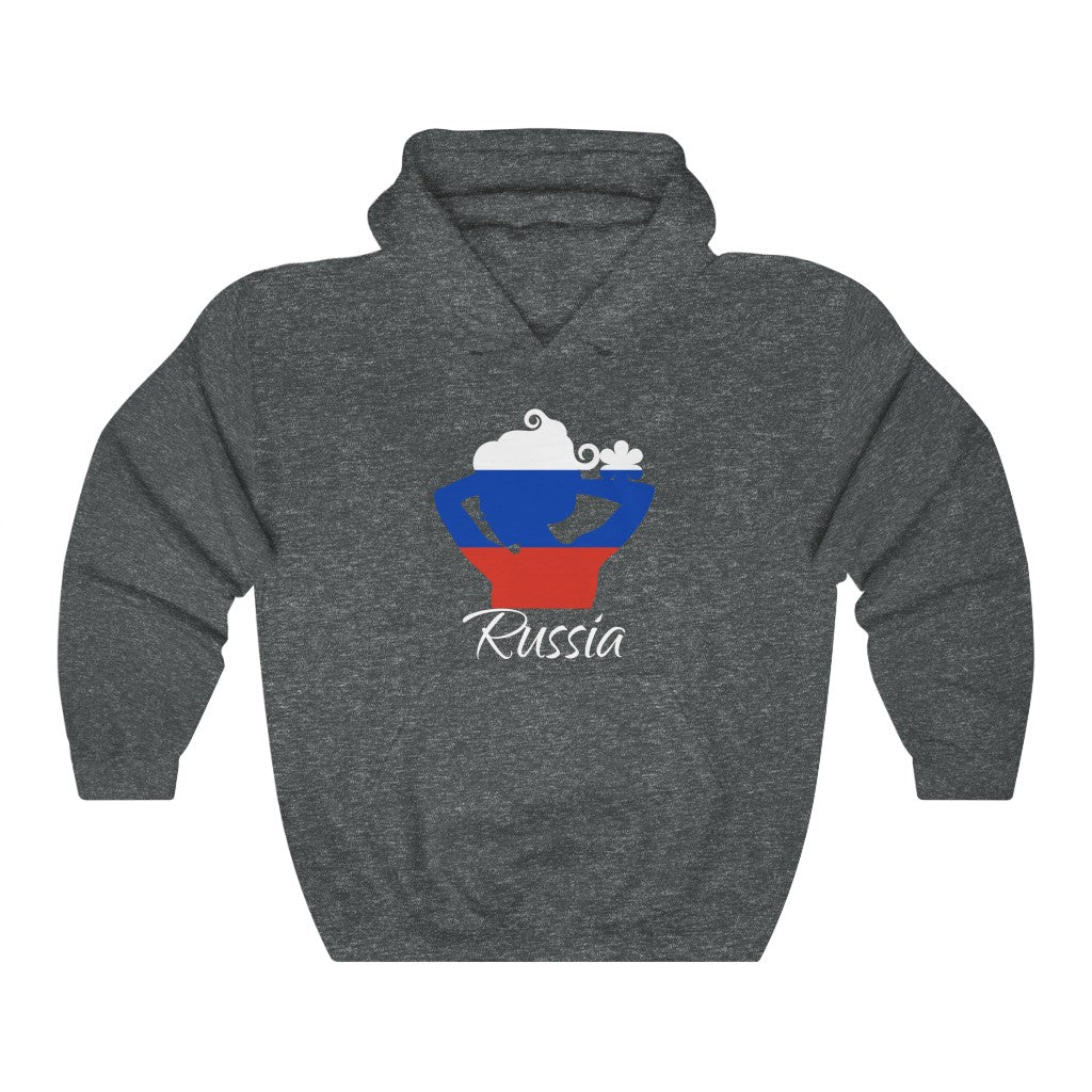 Russia Lady Flag Hoodie Sweatshirt 2 - Unisex