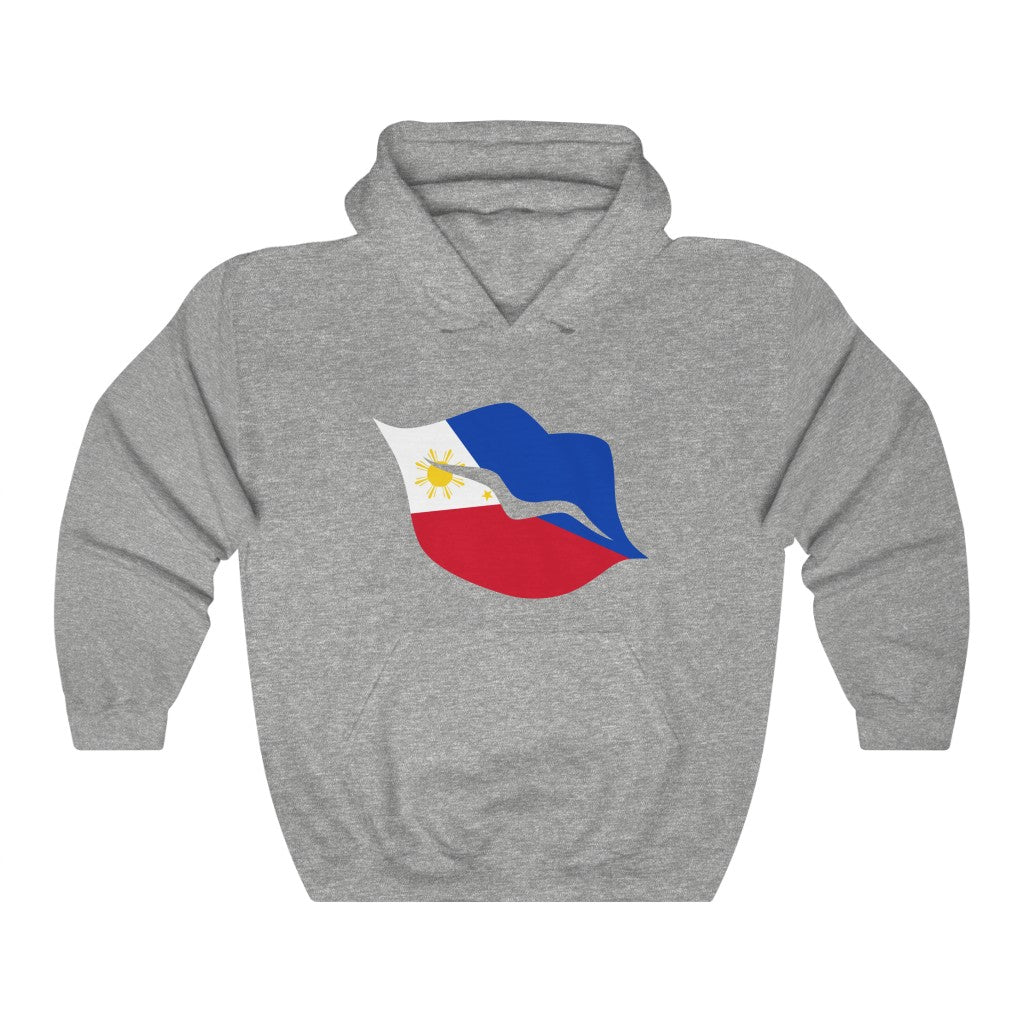 Philippines Lips Flag Hoodie Sweatshirt - Unisex