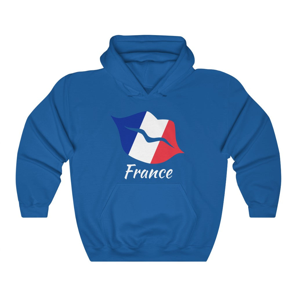 France Lips Flag Hoodie Sweatshirt 2 - Unisex