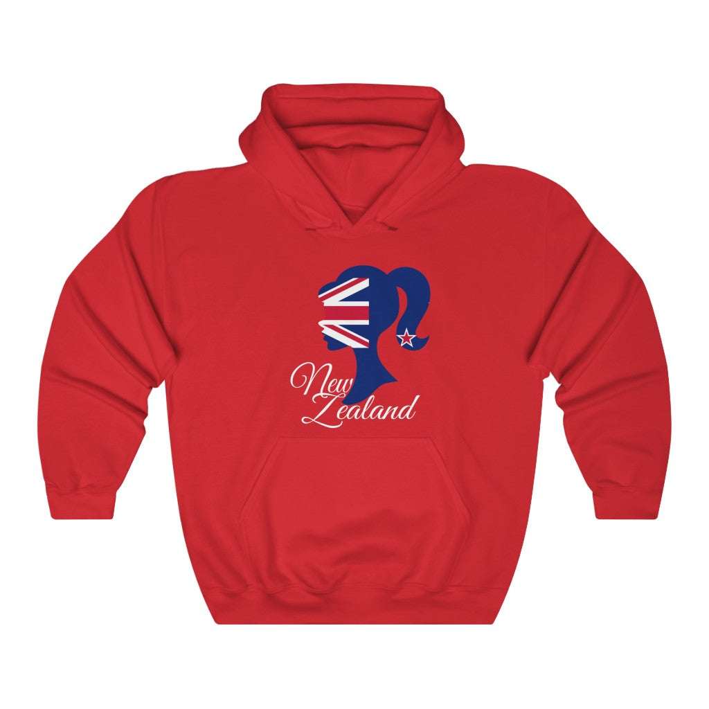 New Zealand Girl Flag Hoodie Sweatshirt 2 - Unisex