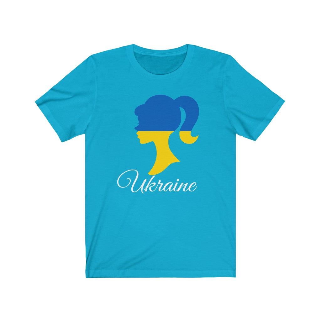 Ukraine Girl Flag Premium Tee 2 - Unisex