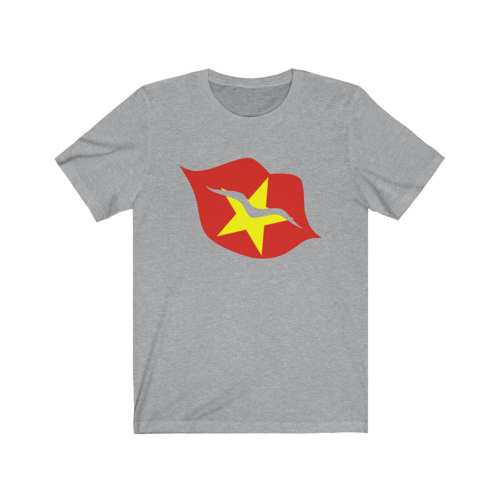 Vietnam Lips Flag Premium Tee - Unisex