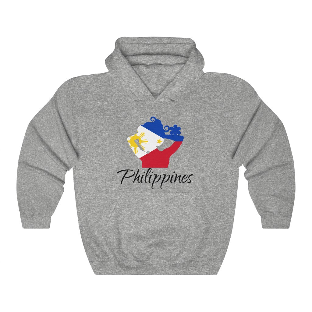 Philippines Lady Flag Hoodie Sweatshirt 1 - Unisex