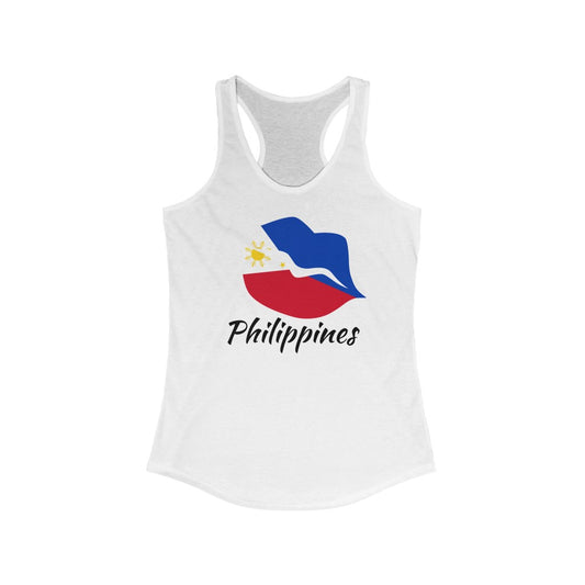 Philippines Lips Flag Tank 1 - Women