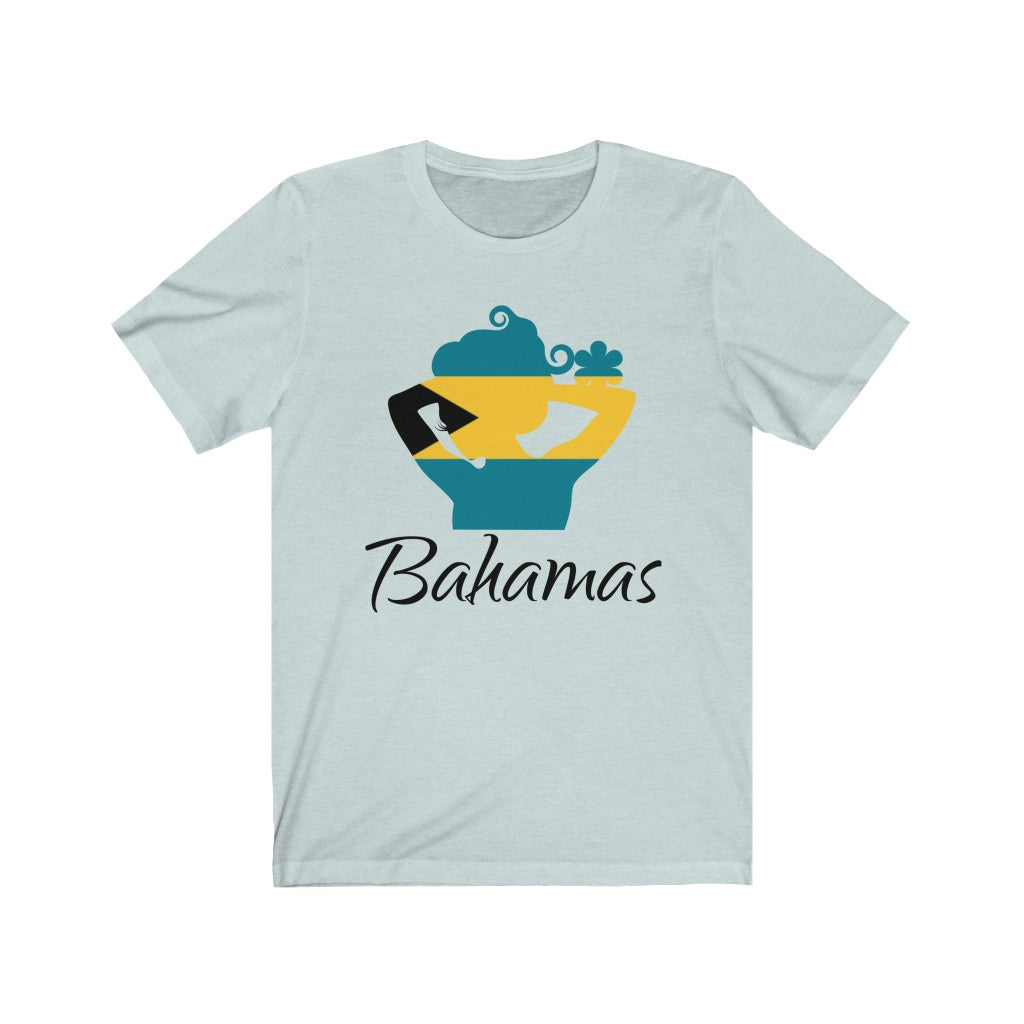 Bahamas Lady Flag Premium Tee 1 - Unisex