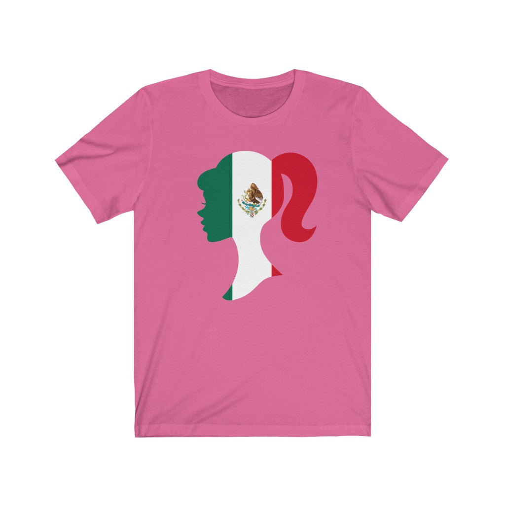 Mexico Girl Flag Premium Tee - Unisex