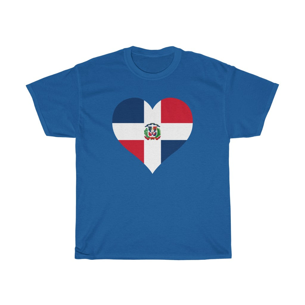 Dominican Republic Heart Flag Standard Tee - Unisex