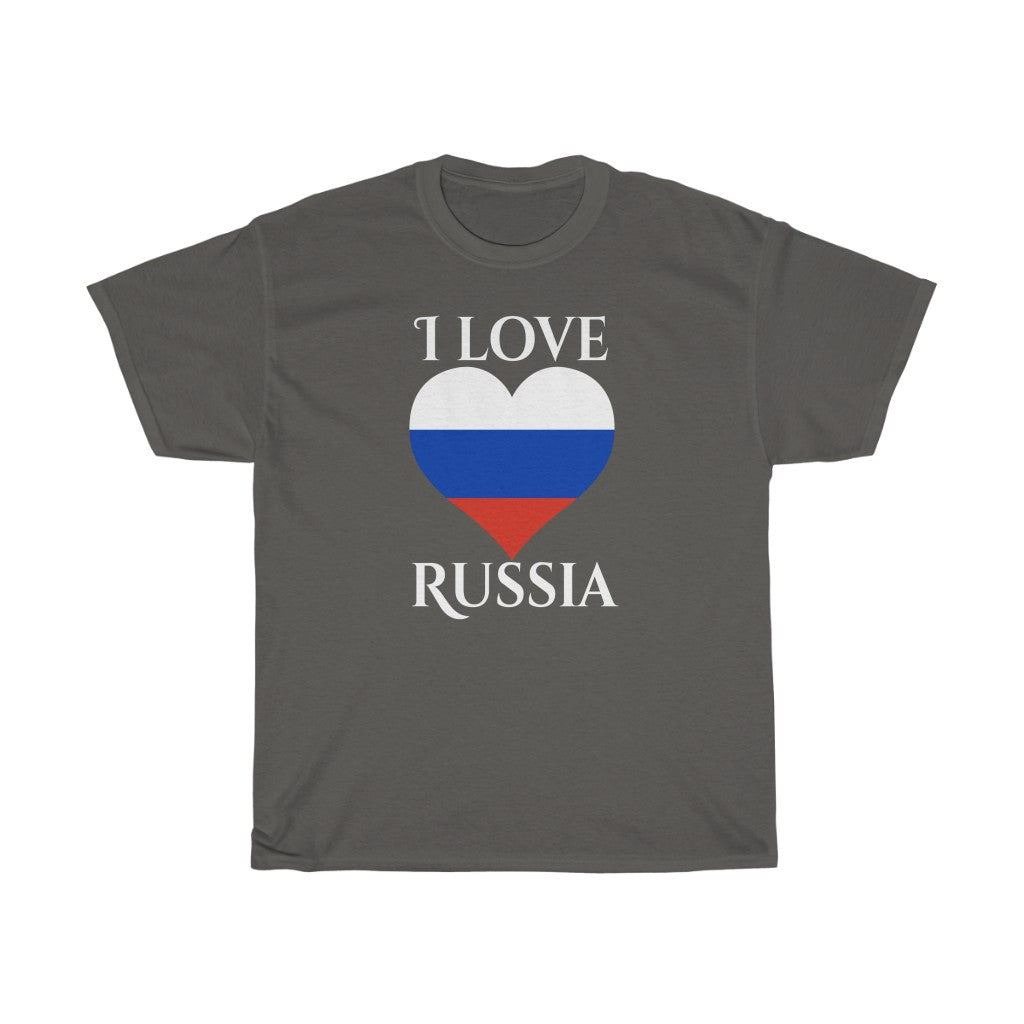 Russia Heart Flag Standard Tee 2 - Unisex