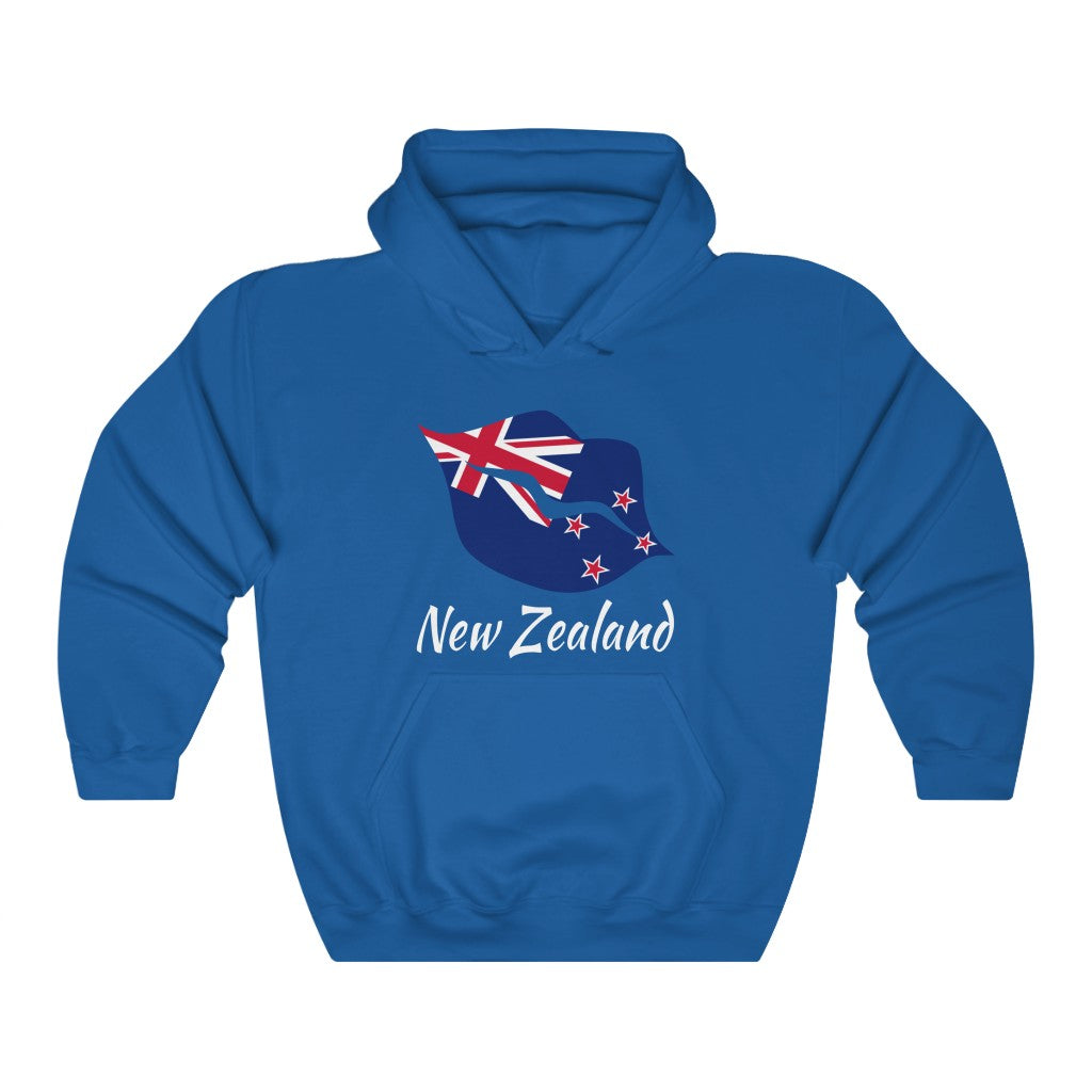 New Zealand Lips Flag Hoodie Sweatshirt 2 - Unisex