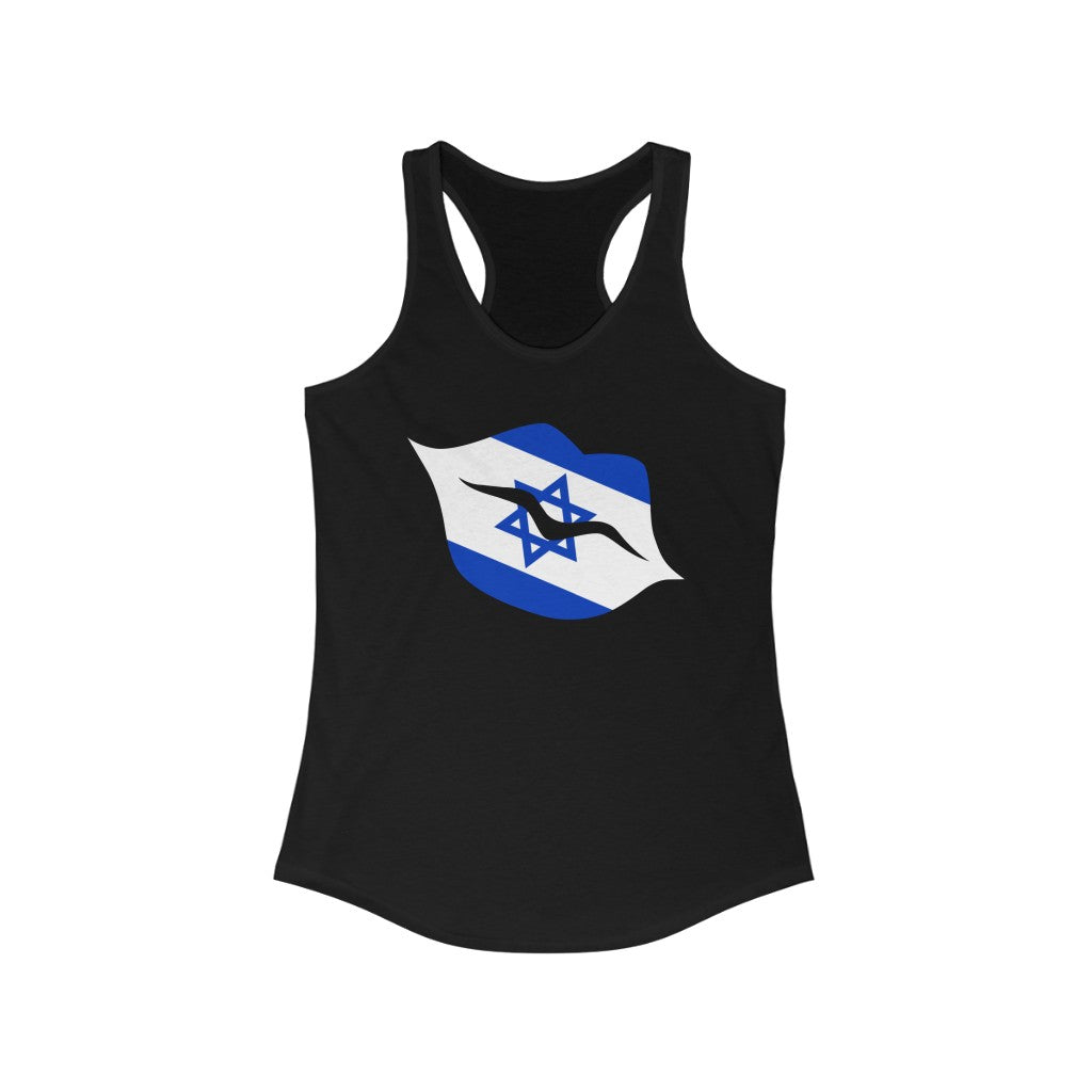 Israel Lips Flag Tank - Women