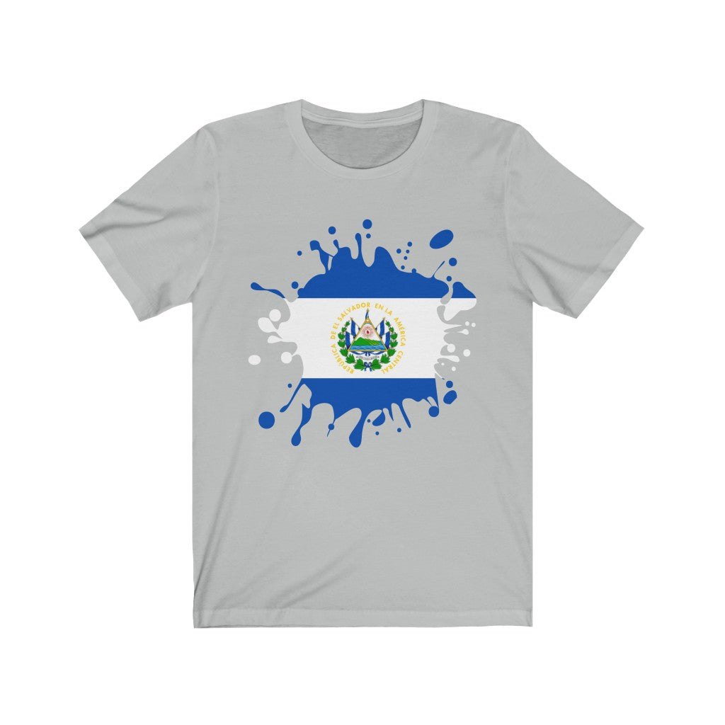 El Salvador Splat Flag Premium Tee - Unisex