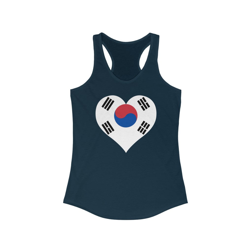 South Korea Heart Flag Tank - Women