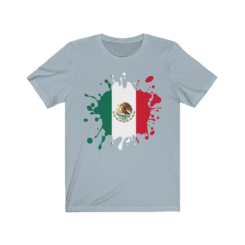 Mexico Splat Flag Premium Tee - Unisex
