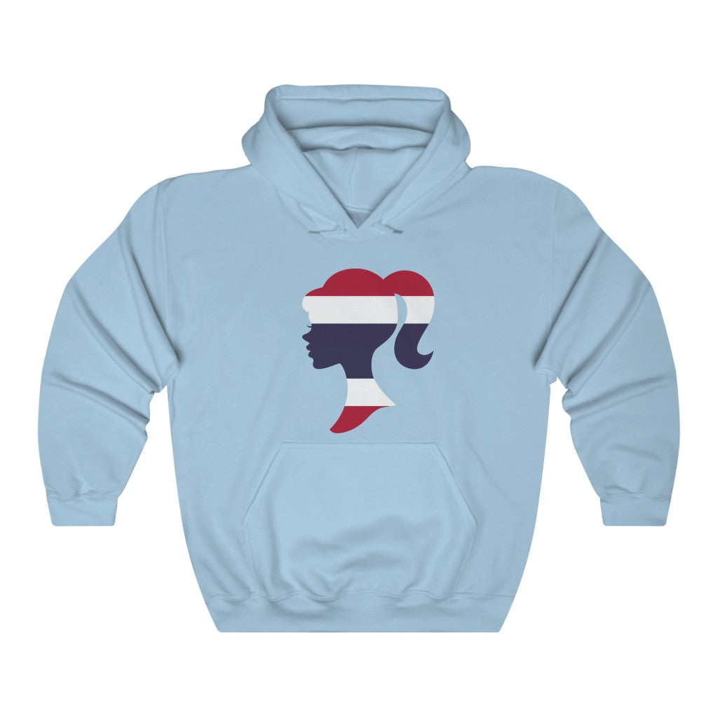Thailand Girl Flag Hoodie Sweatshirt - Unisex