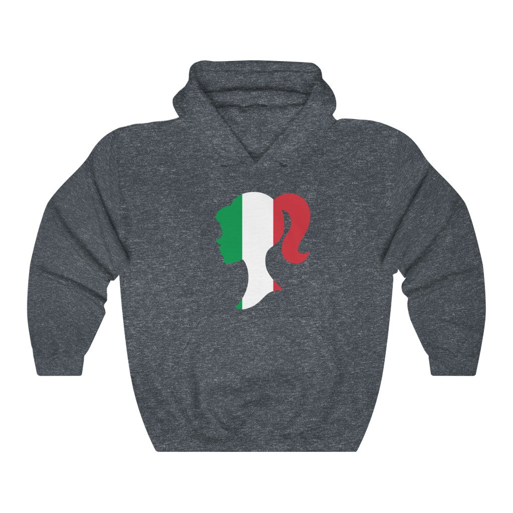 Italy Girl Flag Hoodie Sweatshirt - Unisex
