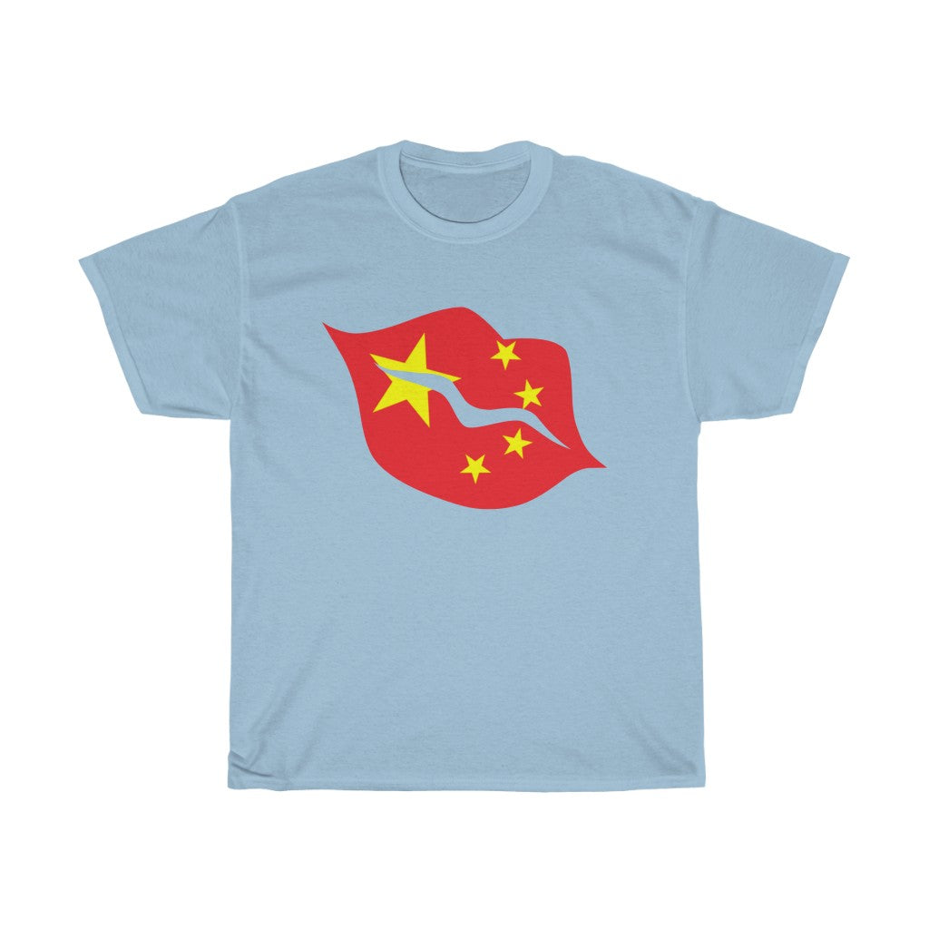 China Lips Flag Standard Tee - Unisex