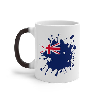 Australia Splat Color Changing Mug