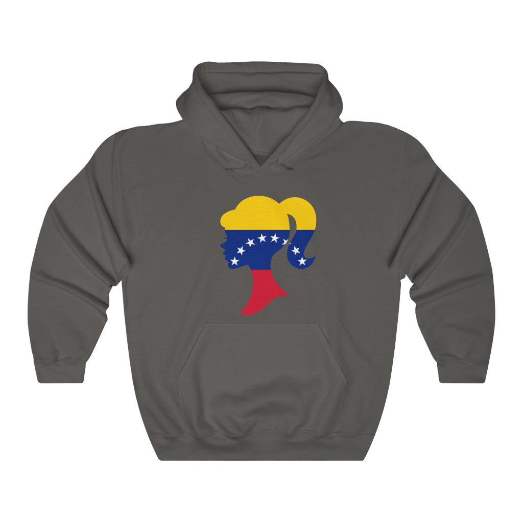 Venezuela Girl Flag Hoodie Sweatshirt - Unisex
