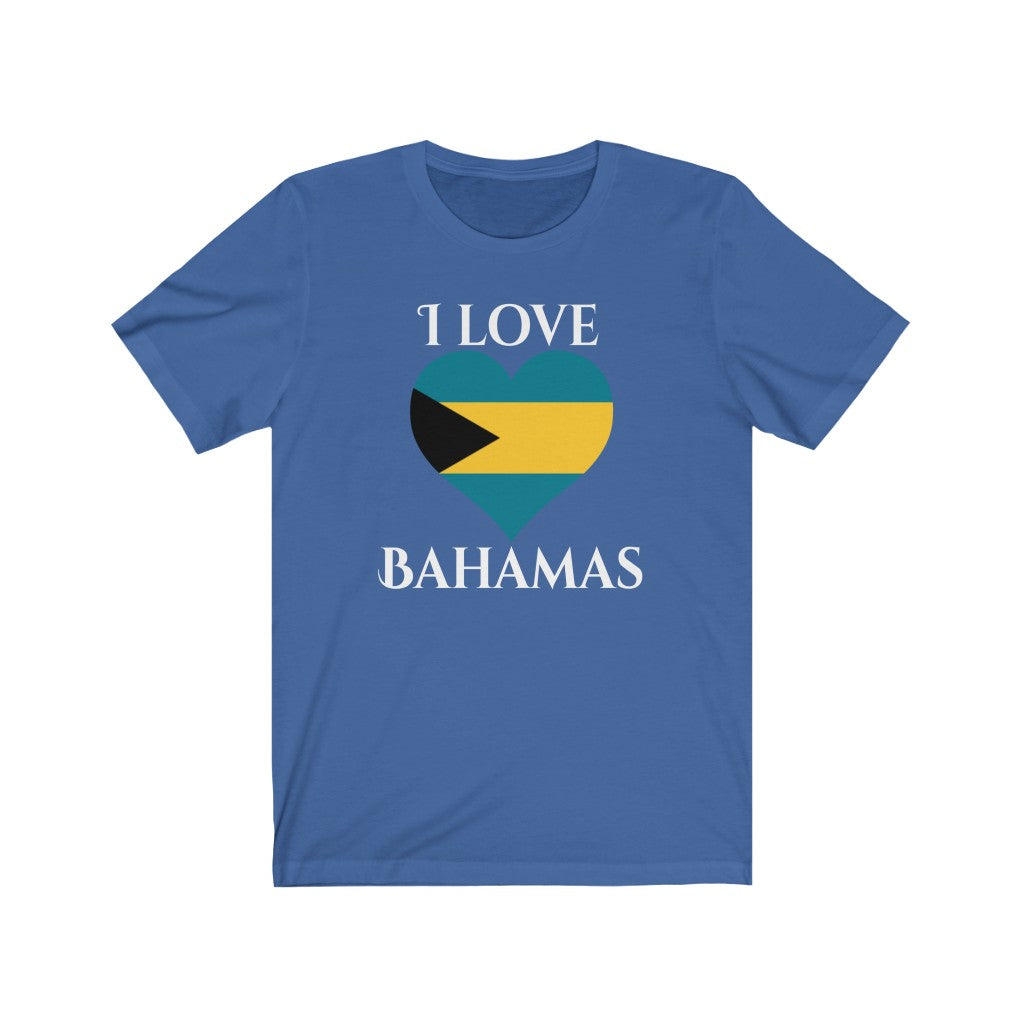 Bahamas Heart Flag Premium Tee 2 - Unisex
