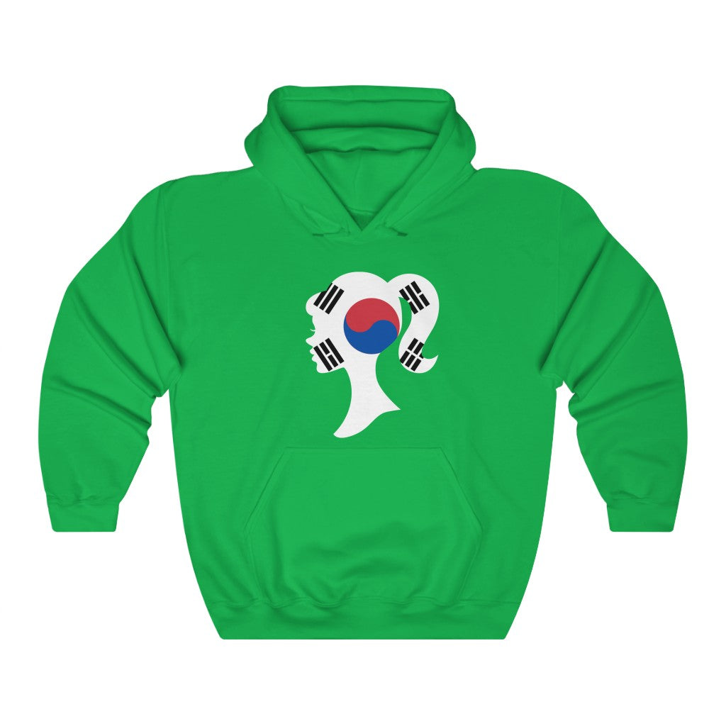 South Korea Girl Flag Hoodie Sweatshirt - Unisex