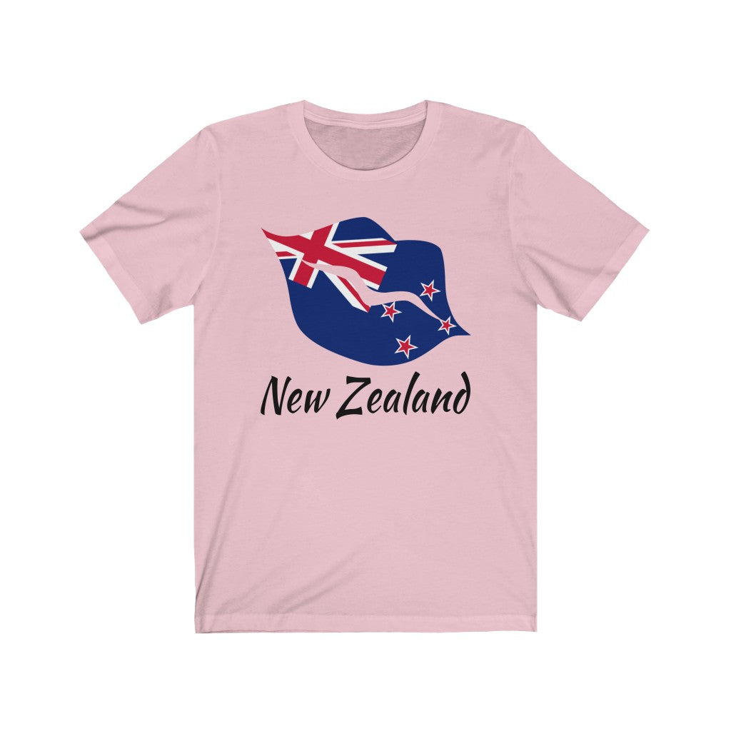 New Zealand Lips Flag Premium Tee 1 - Unisex