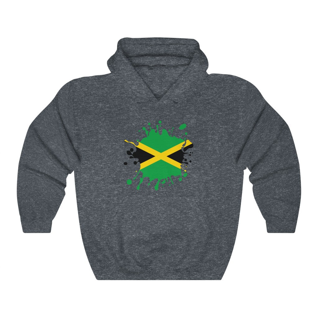 Jamaica Splat Flag Hoodie Sweatshirt - Unisex