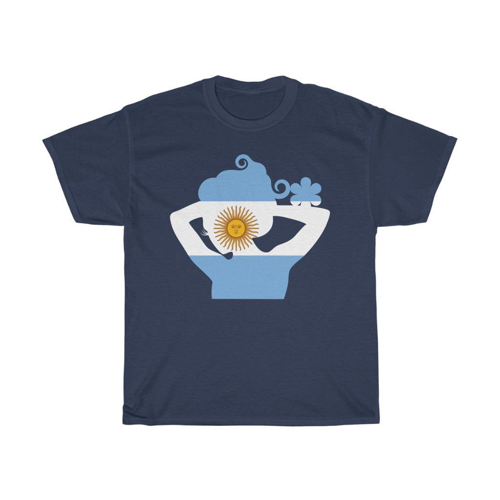 Argentina Lady Flag Standard Tee - Unisex