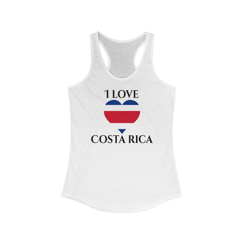 Costa Rica Heart Flag Tank 1 - Women