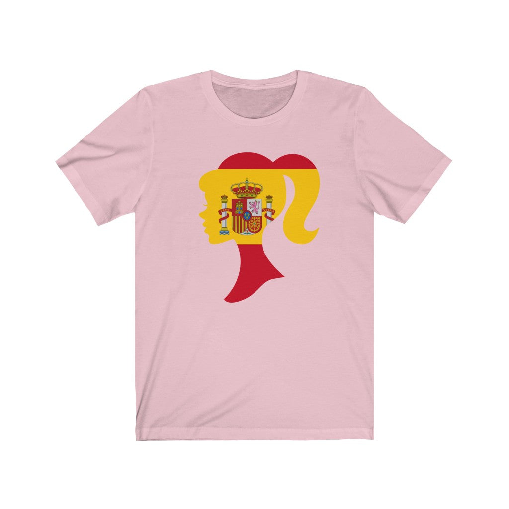 Spain Girl Flag Premium Tee - Unisex