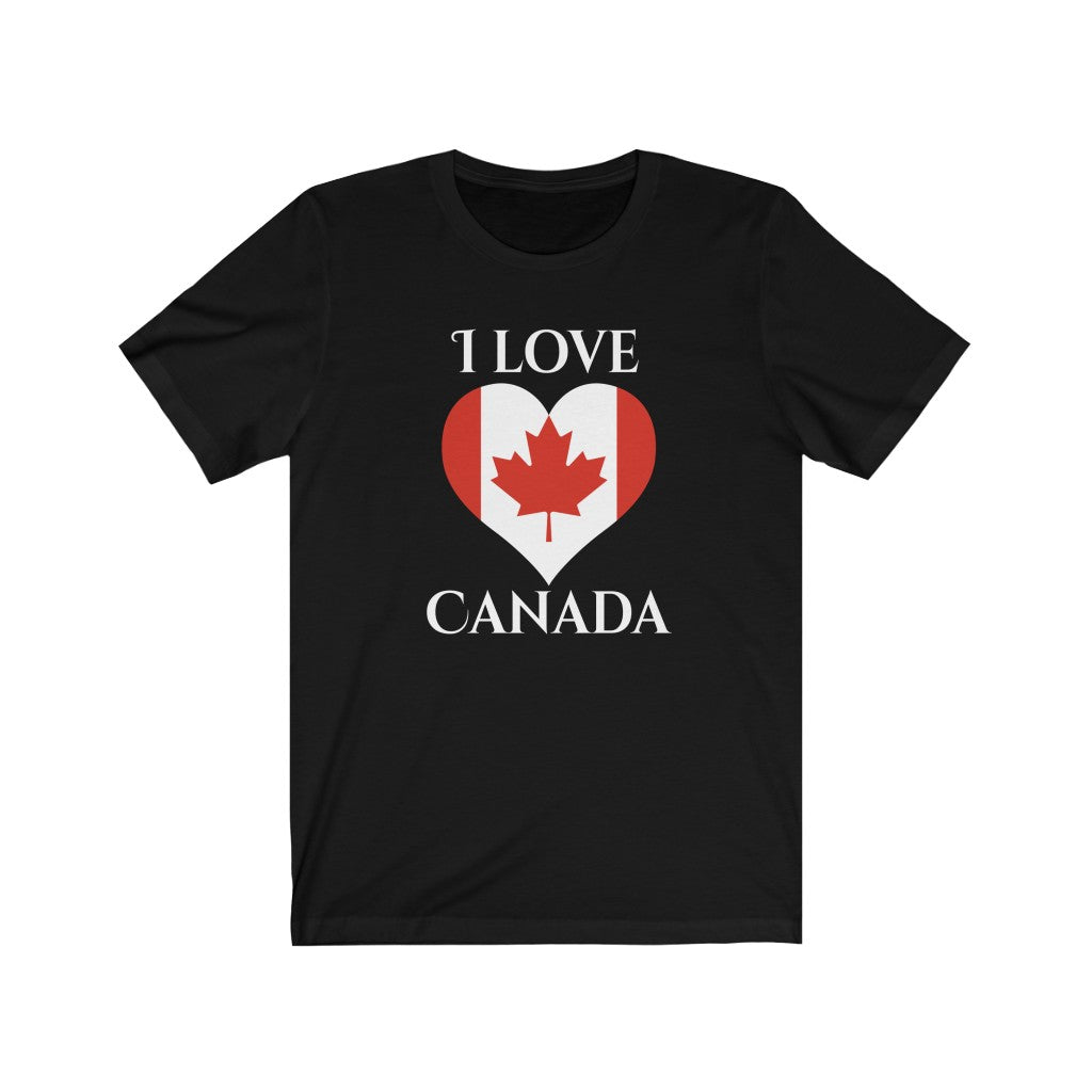 Canada Heart Flag Premium Tee 2 - Unisex