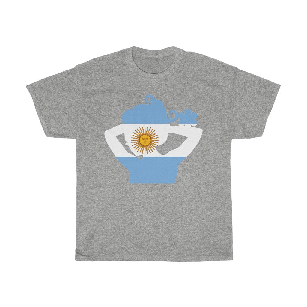 Argentina Lady Flag Standard Tee - Unisex