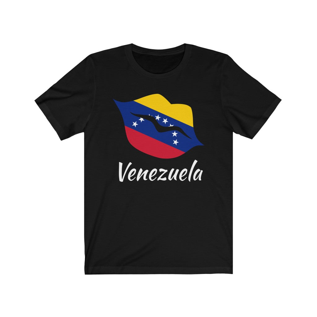 Venezuela Lips Flag Premium Tee 2 - Unisex