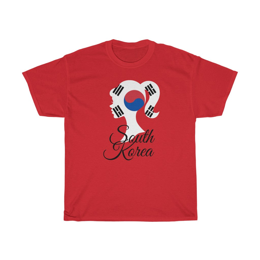 South Korea Girl Flag Standard Tee 1 - Unisex