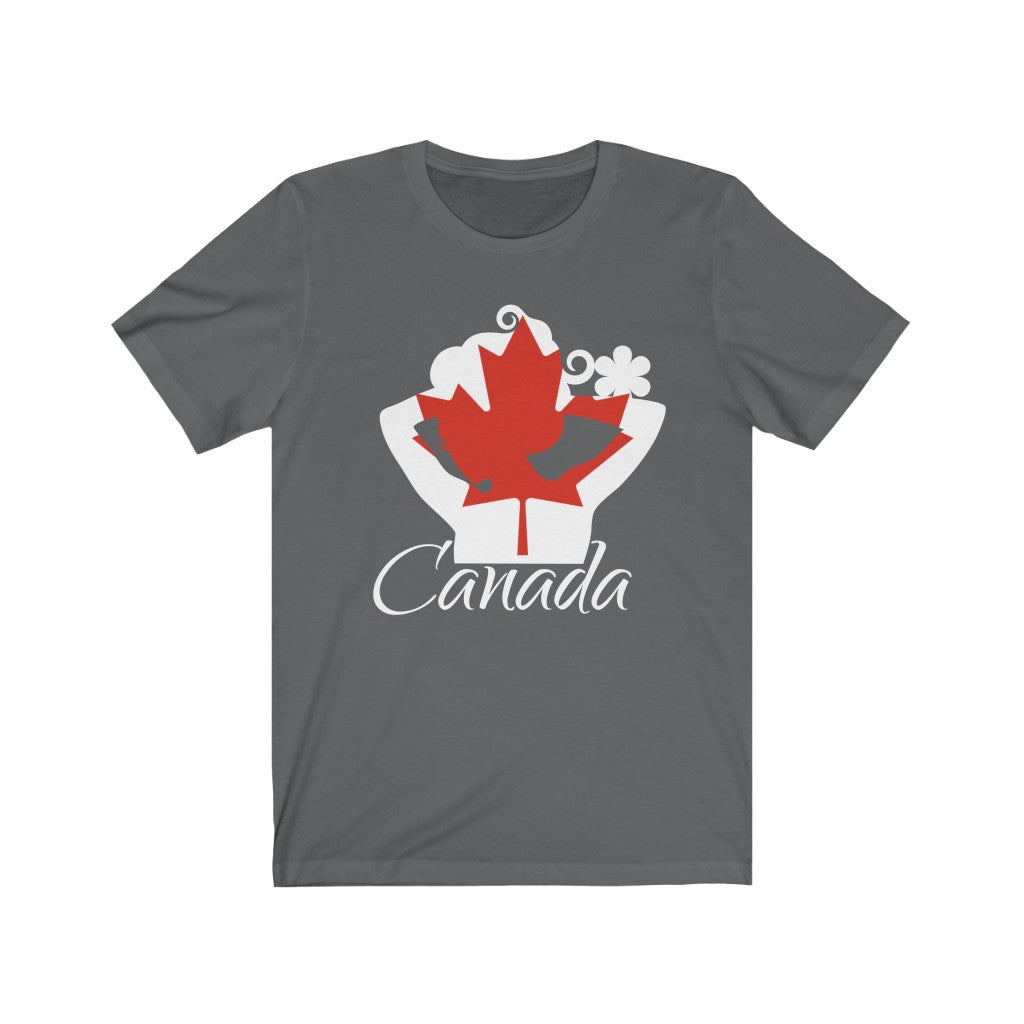 Canada Lady Flag Premium Tee 2 - Unisex