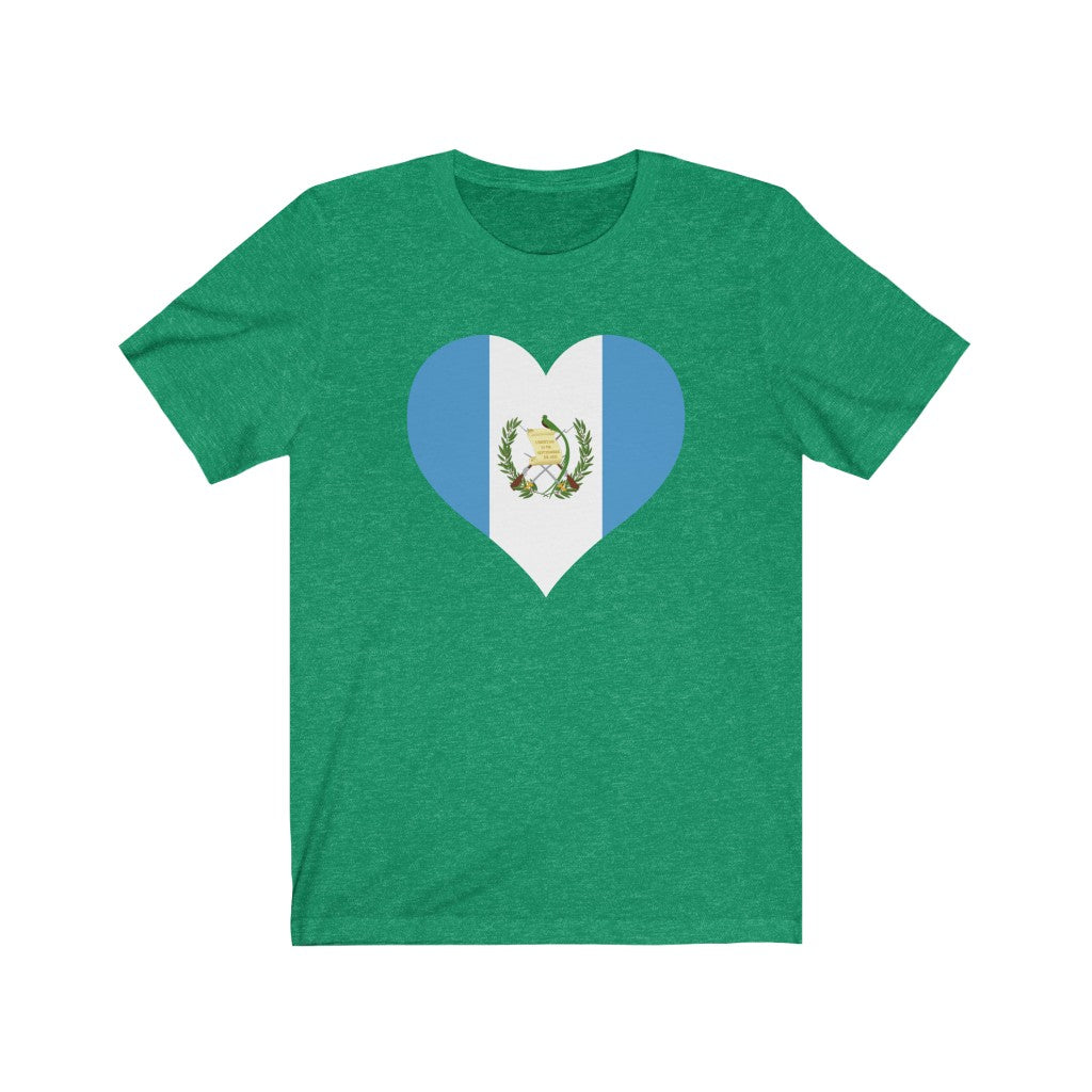 Guatemala  Heart Flag Premium Tee - Unisex