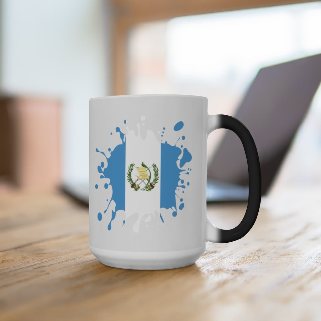 Guatemala Splat Color Changing Mug
