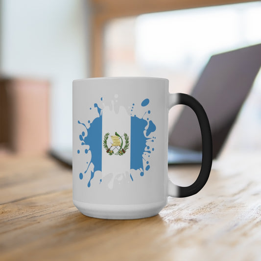 Guatemala Splat Color Changing Mug
