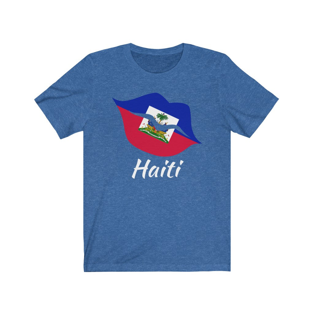 Haiti Lips Flag Premium Tee 2 - Unisex