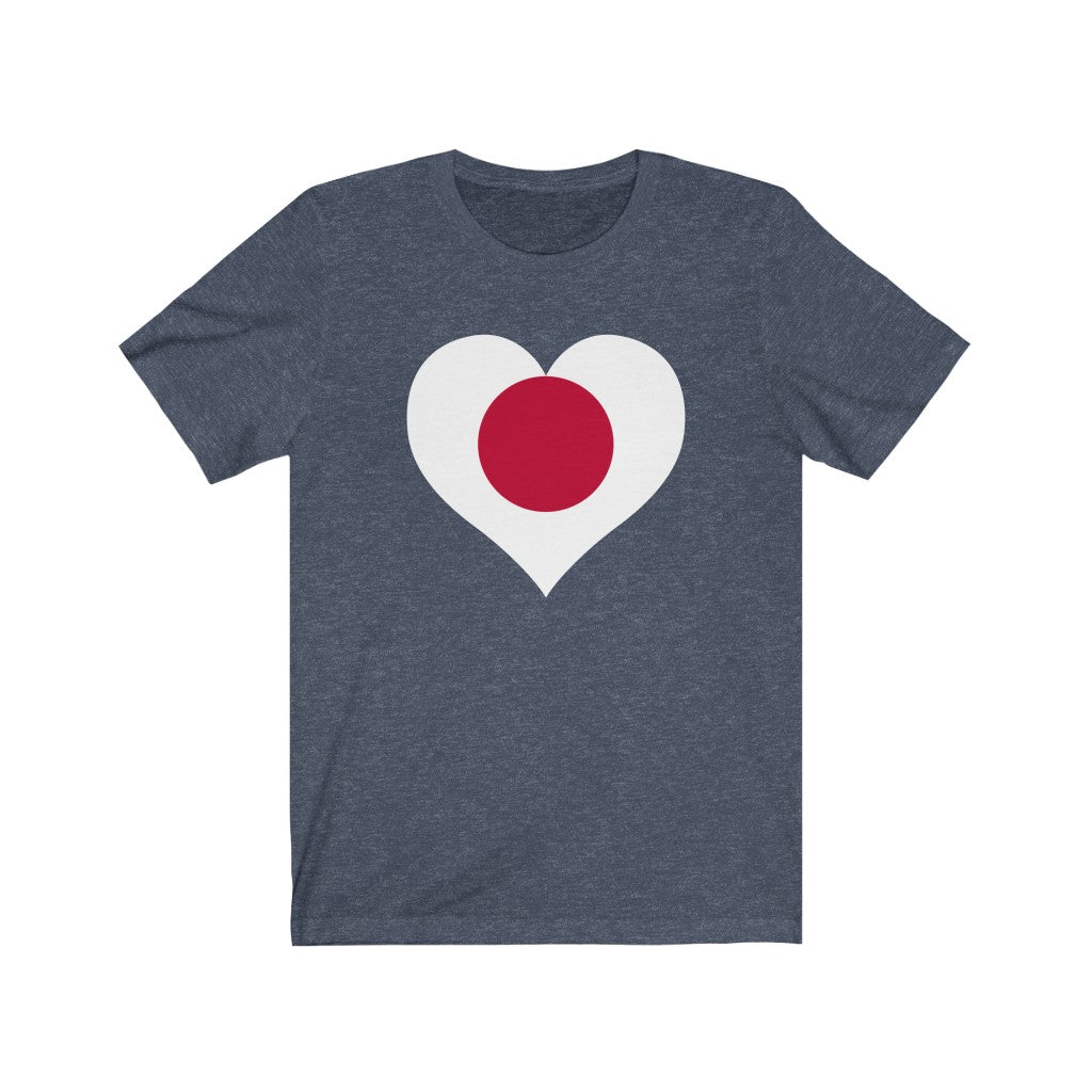 Japan Heart Flag Premium Tee - Unisex