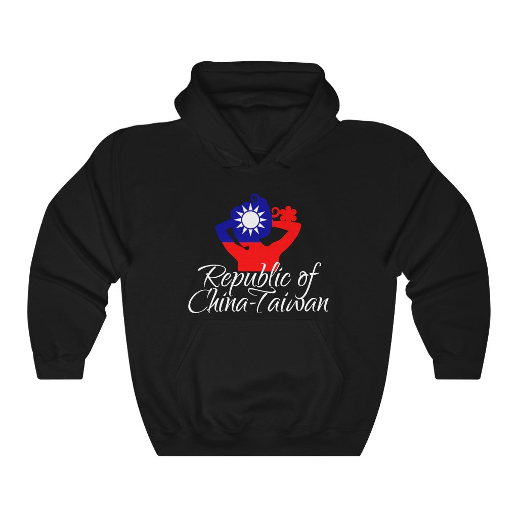 Republic of China - Taiwan Lady Flag Hoodie Sweatshirt 2 - Unisex