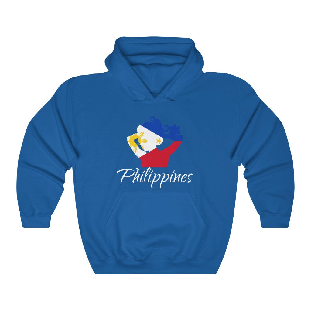 Philippines Lady Flag Hoodie Sweatshirt 2 - Unisex