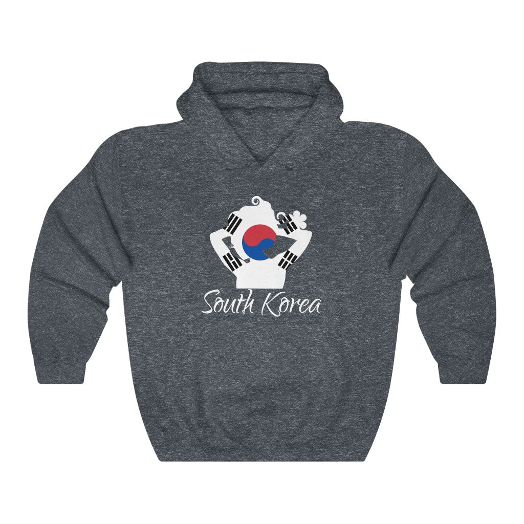 South Korea Lady Flag Hoodie Sweatshirt 2 - Unisex