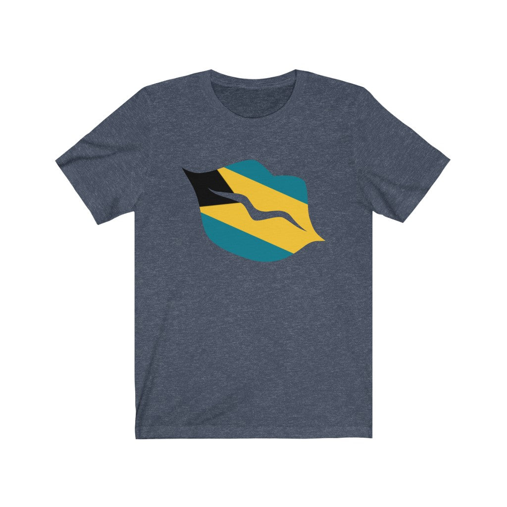 Bahamas Lips Flag Premium Tee - Unisex
