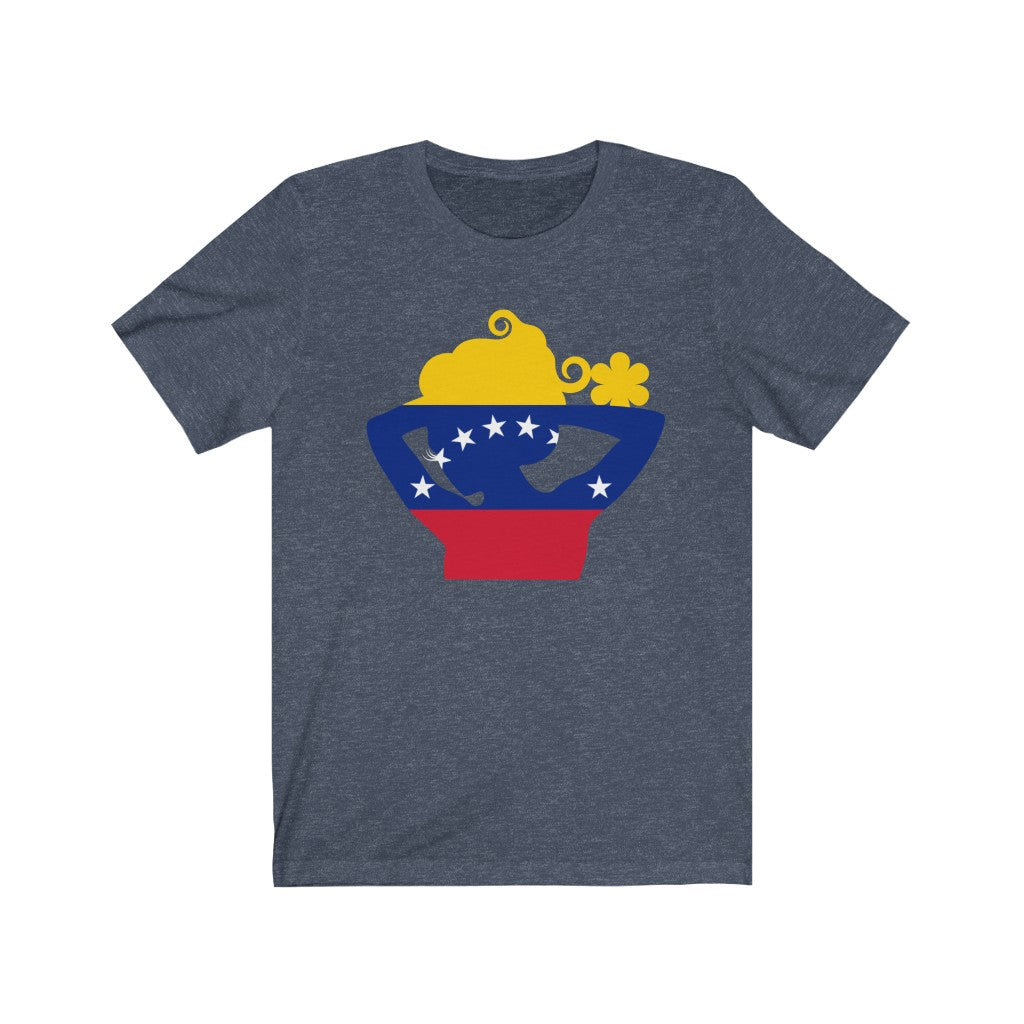 Venezuela Lady Flag Premium Tee - Unisex