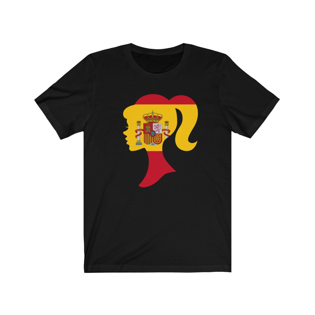 Spain Girl Flag Premium Tee - Unisex