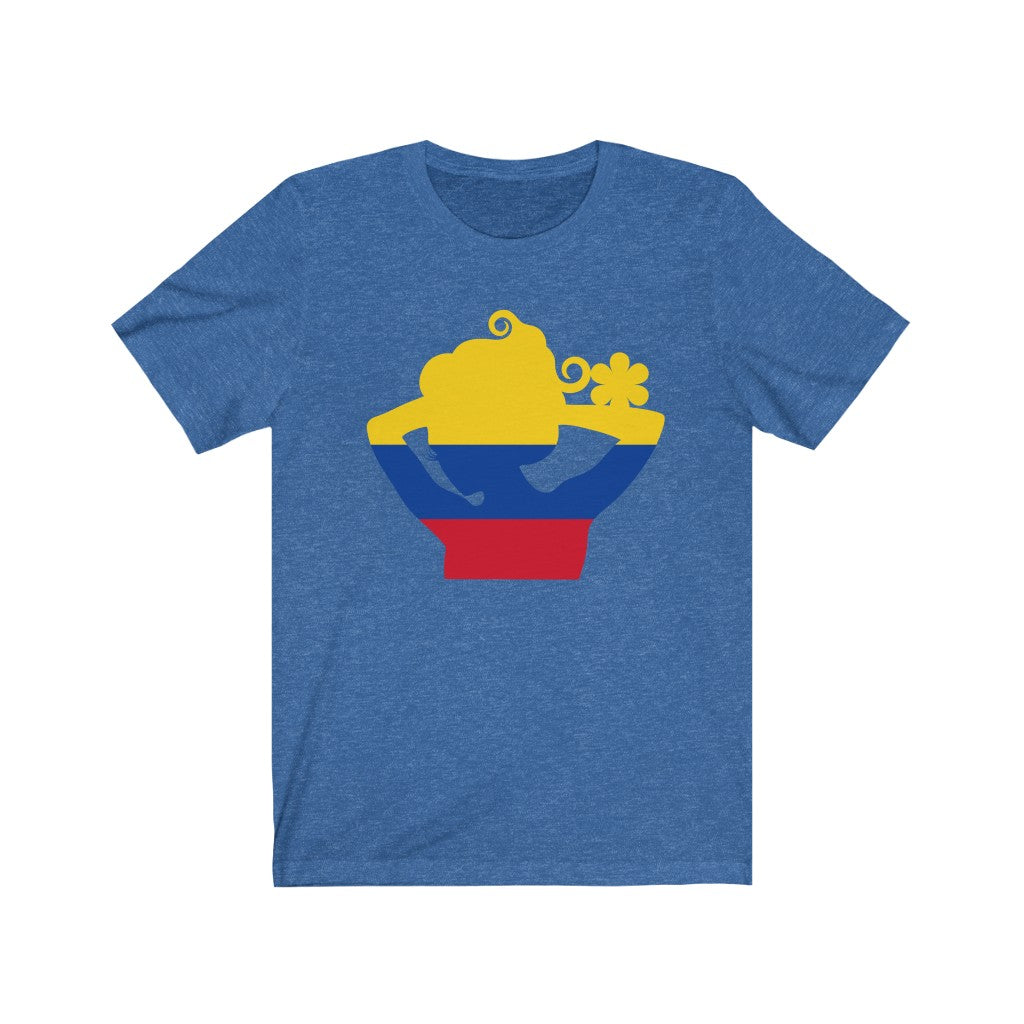 Colombia Lady Flag Premium Tee - Unisex